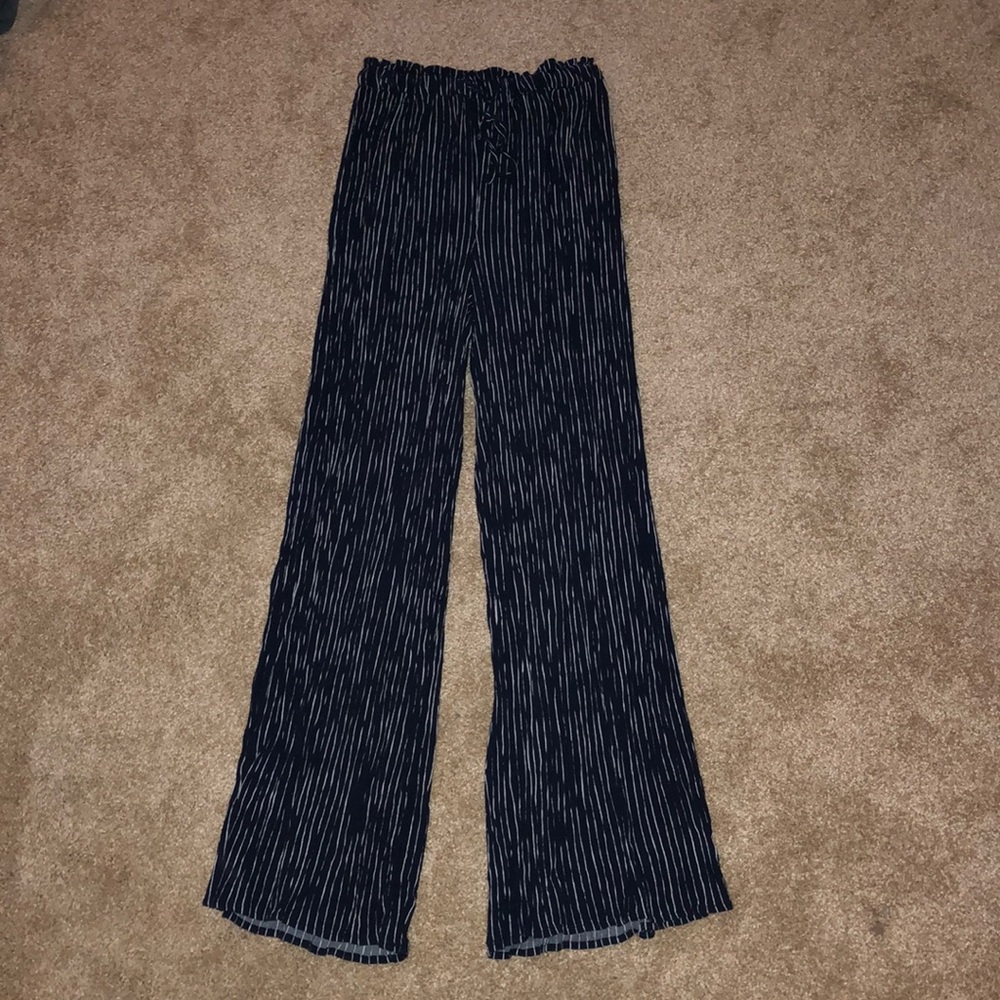 Striped American Eagle flowy pants